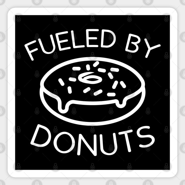 Fueled By Donuts Magnet by LuckyFoxDesigns